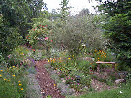 Grounds of Trailside Inn, Calistoga, CA