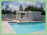 Pool at the Trailside Inn, Calistoga CA